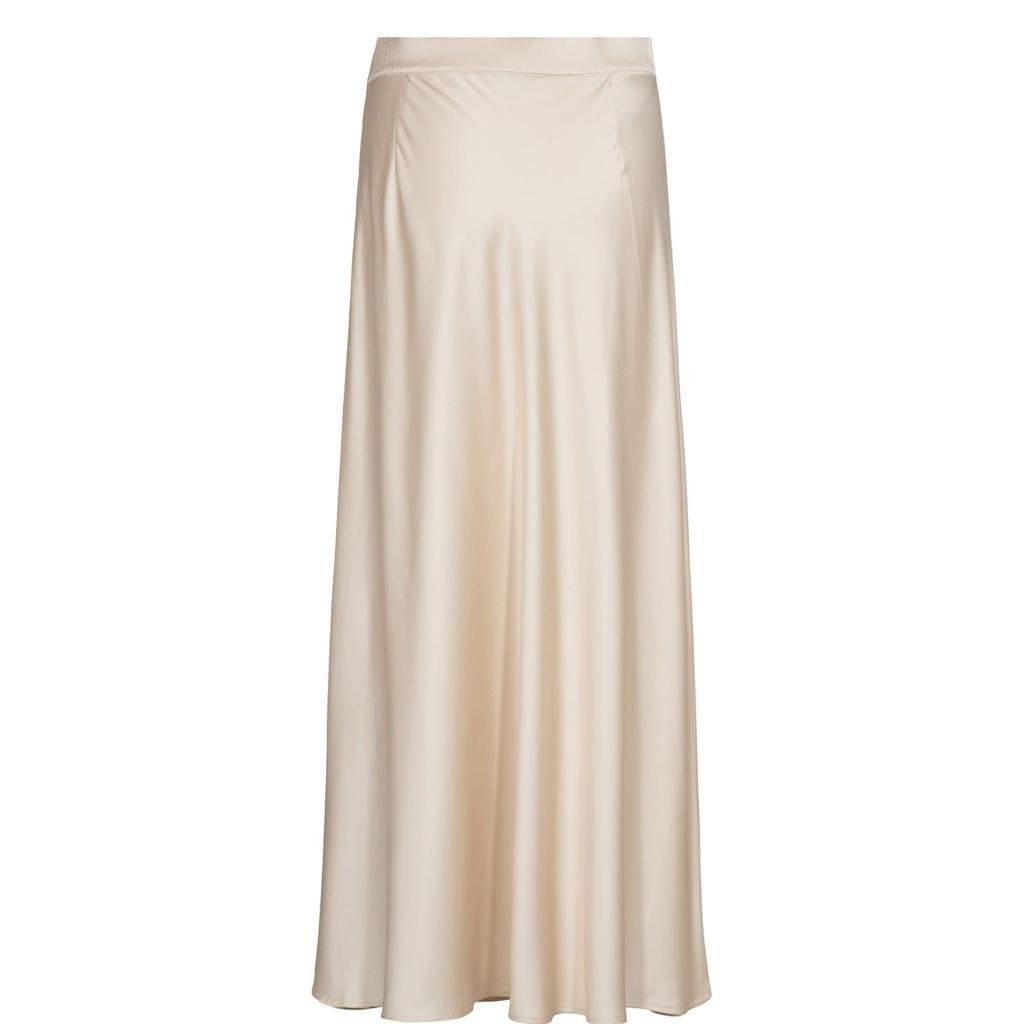 Nümph, Nuamelia Skirt, Whitecap Gray-Nümph-Minlillebutik.dk