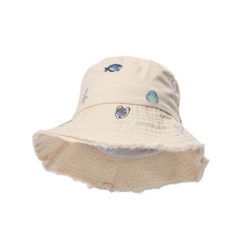 Nümph, Nusurfer Bucket Hat, Whitecap Gray-Nümph-Minlillebutik.dk