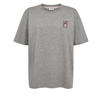 Nümph, Nuprema Oversize Tee, Medium Grey Melange-Nümph-Minlillebutik.dk