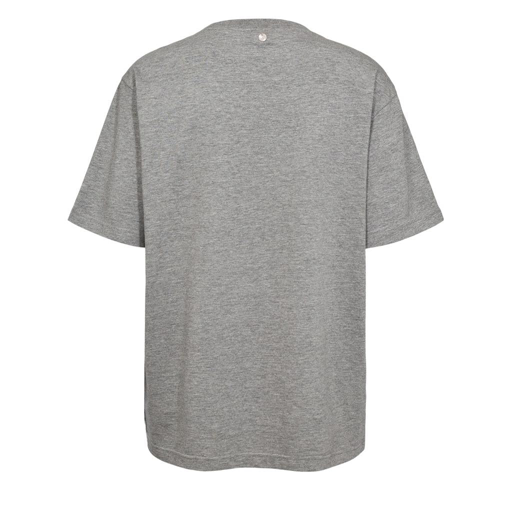 Nümph, Nuprema Oversize Tee, Medium Grey Melange-Nümph-Minlillebutik.dk