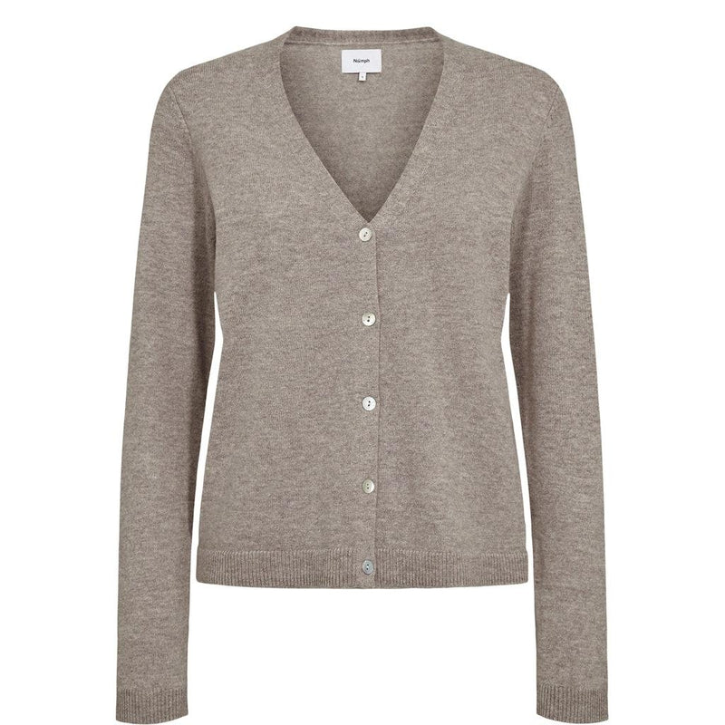 Nümph, Nukally Cardigan, Taupe-Nümph-Minlillebutik.dk