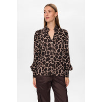 Nümph, Nuhana Shirt, Black Coffee-Nümph-Minlillebutik.dk