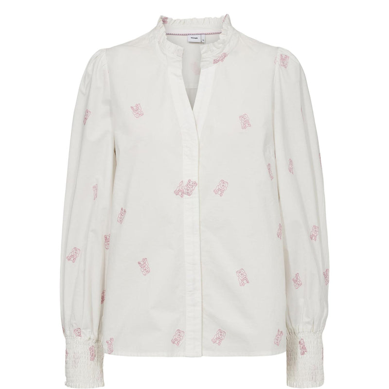 Nümph, Nuyuki Shirt, Cloud Dancer-Nümph-Minlillebutik.dk