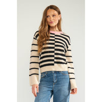 Nümph, Nuriette Block Stripe Pullover, Cavier