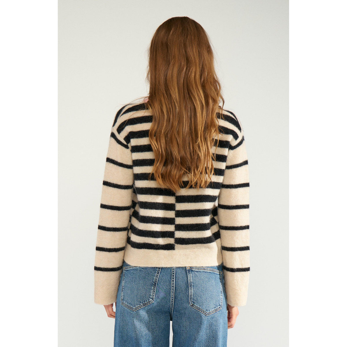 Nümph, Nuriette Block Stripe Pullover, Cavier