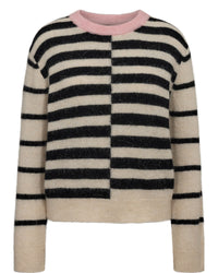 Nümph, Nuriette Block Stripe Pullover, Cavier