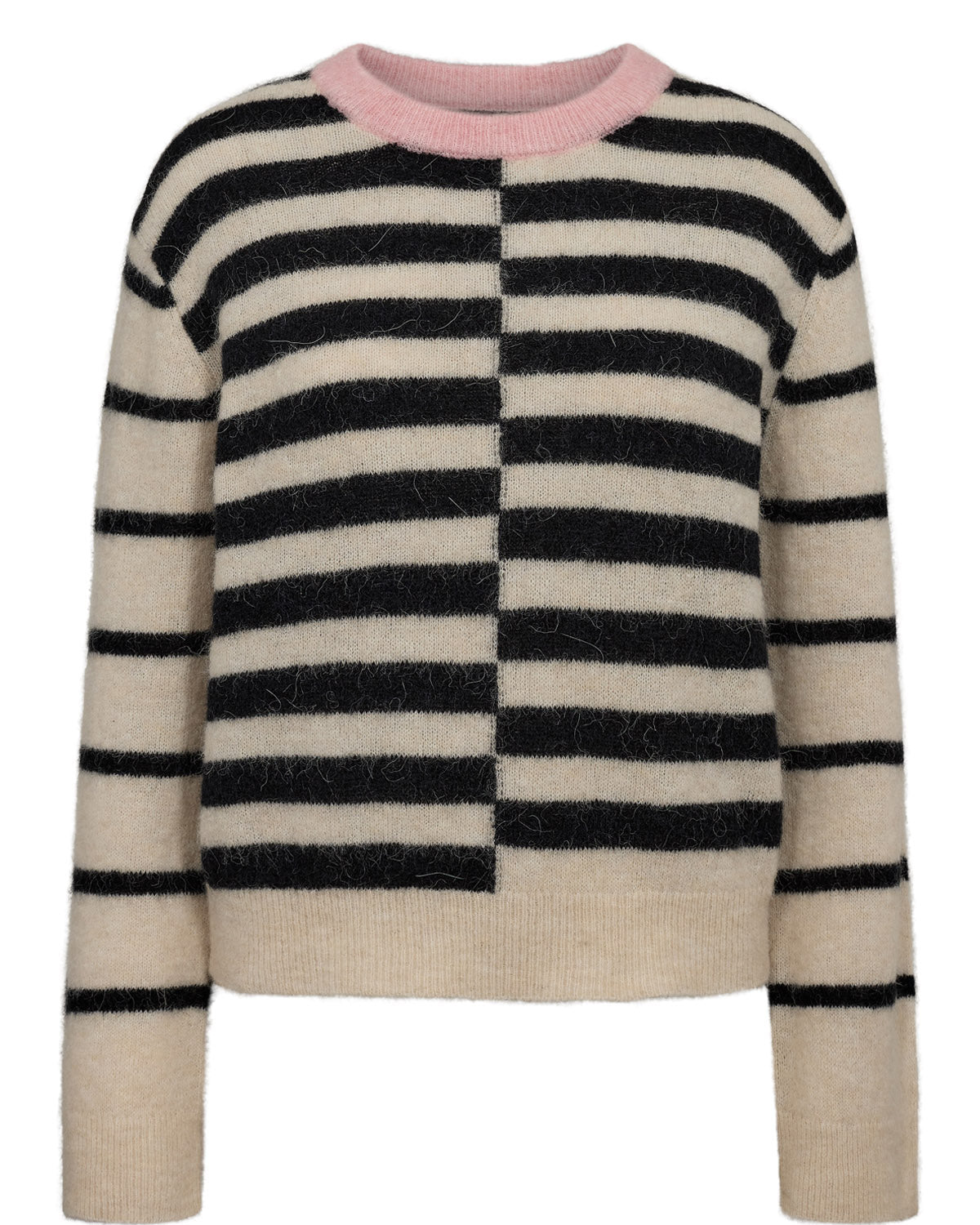 Nümph, Nuriette Block Stripe Pullover, Cavier