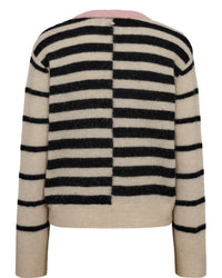 Nümph, Nuriette Block Stripe Pullover, Cavier