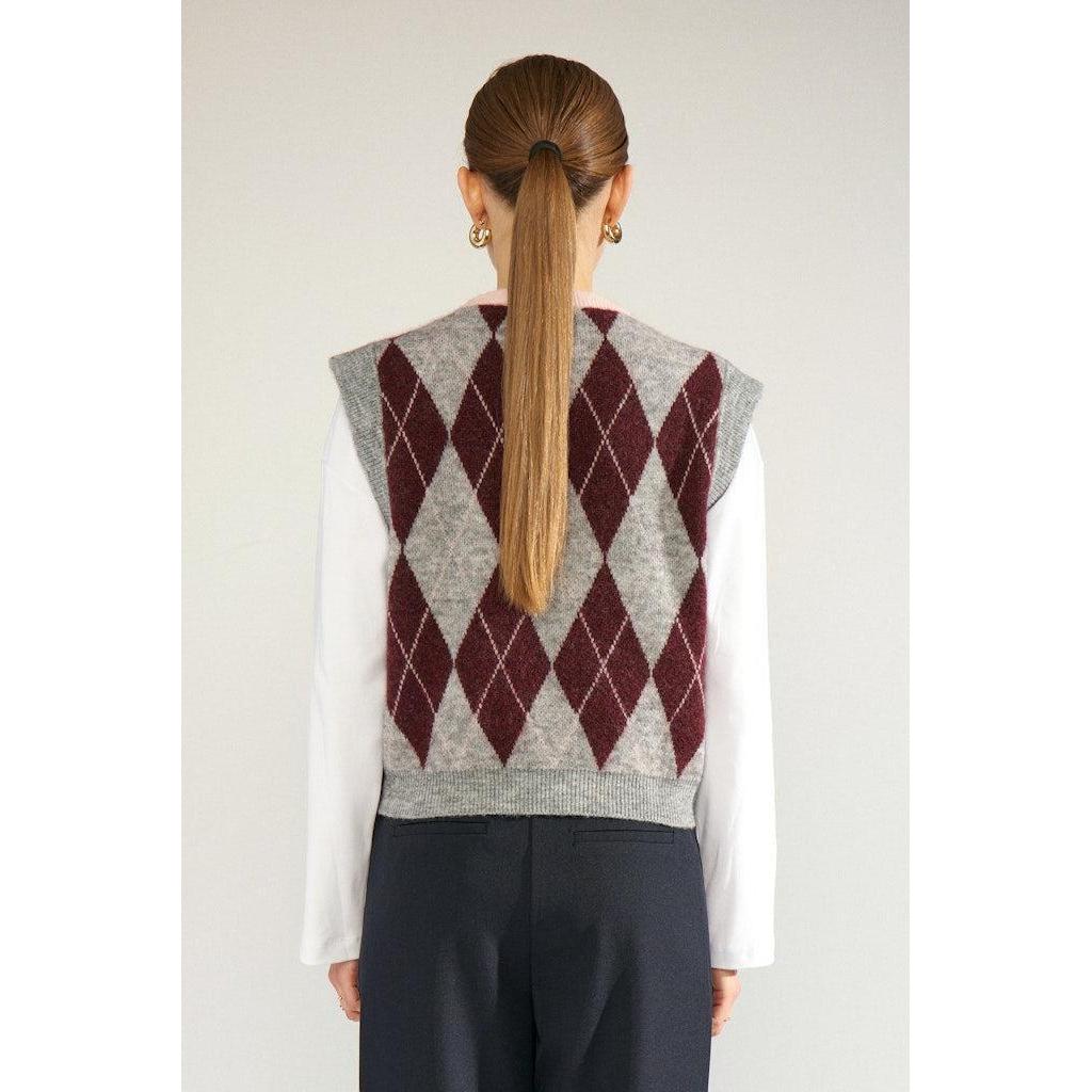 Nümph, Nutikla Vest, Medium Grey Melange