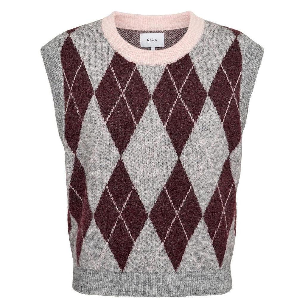 Nümph, Nutikla Vest, Medium Grey Melange