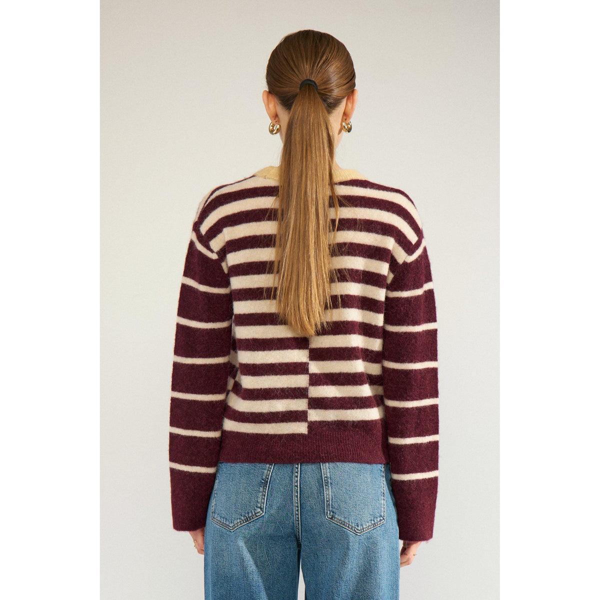 Nümph, Nuriette Block Stripe Pullover, Fig