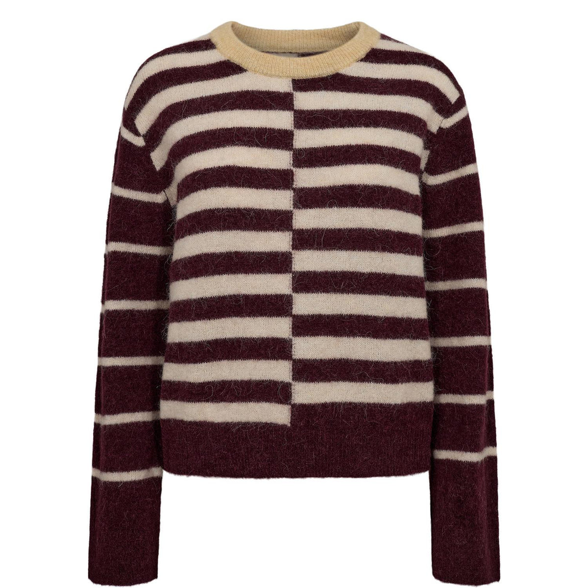 Nümph, Nuriette Block Stripe Pullover, Fig