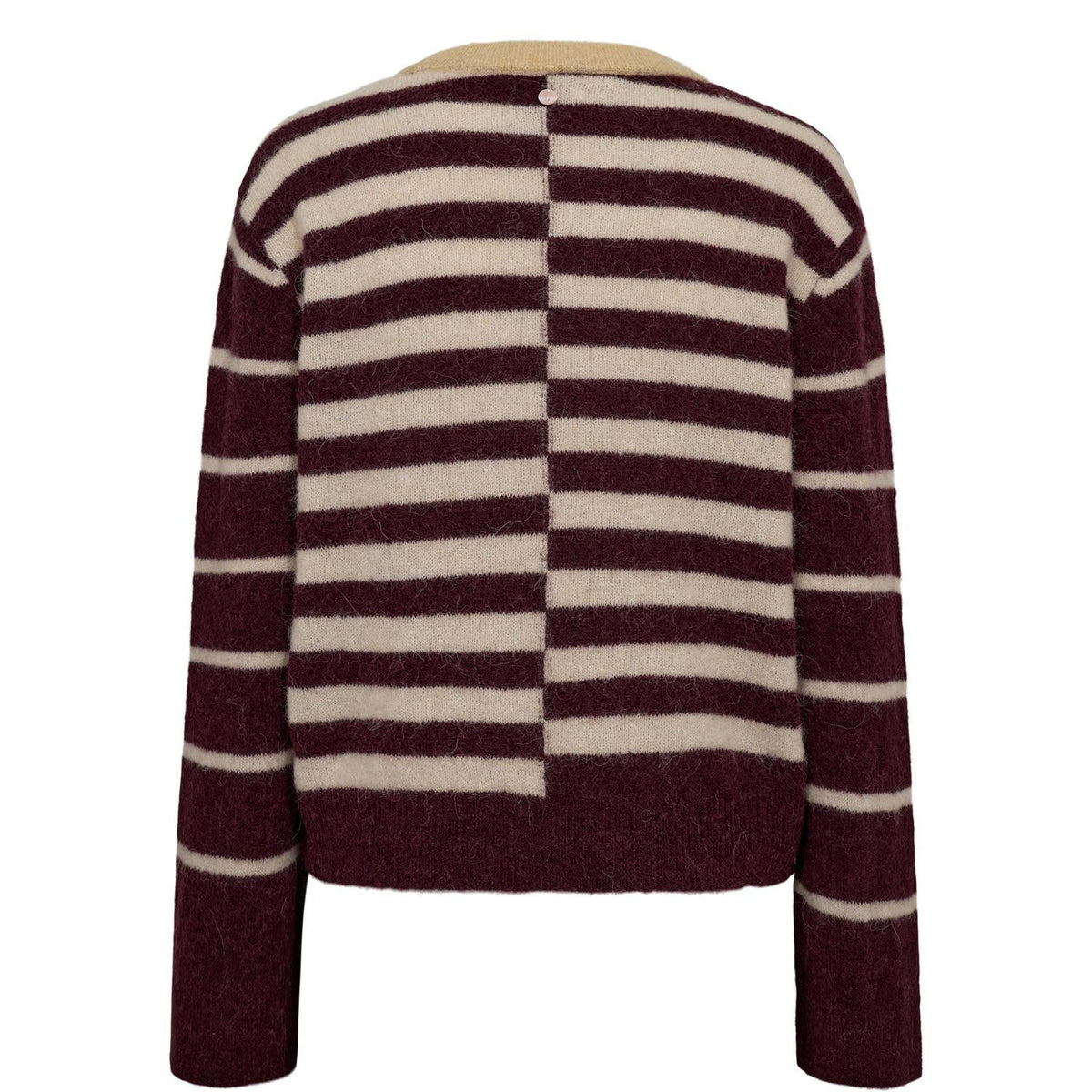 Nümph, Nuriette Block Stripe Pullover, Fig-Nümph-Minlillebutik.dk