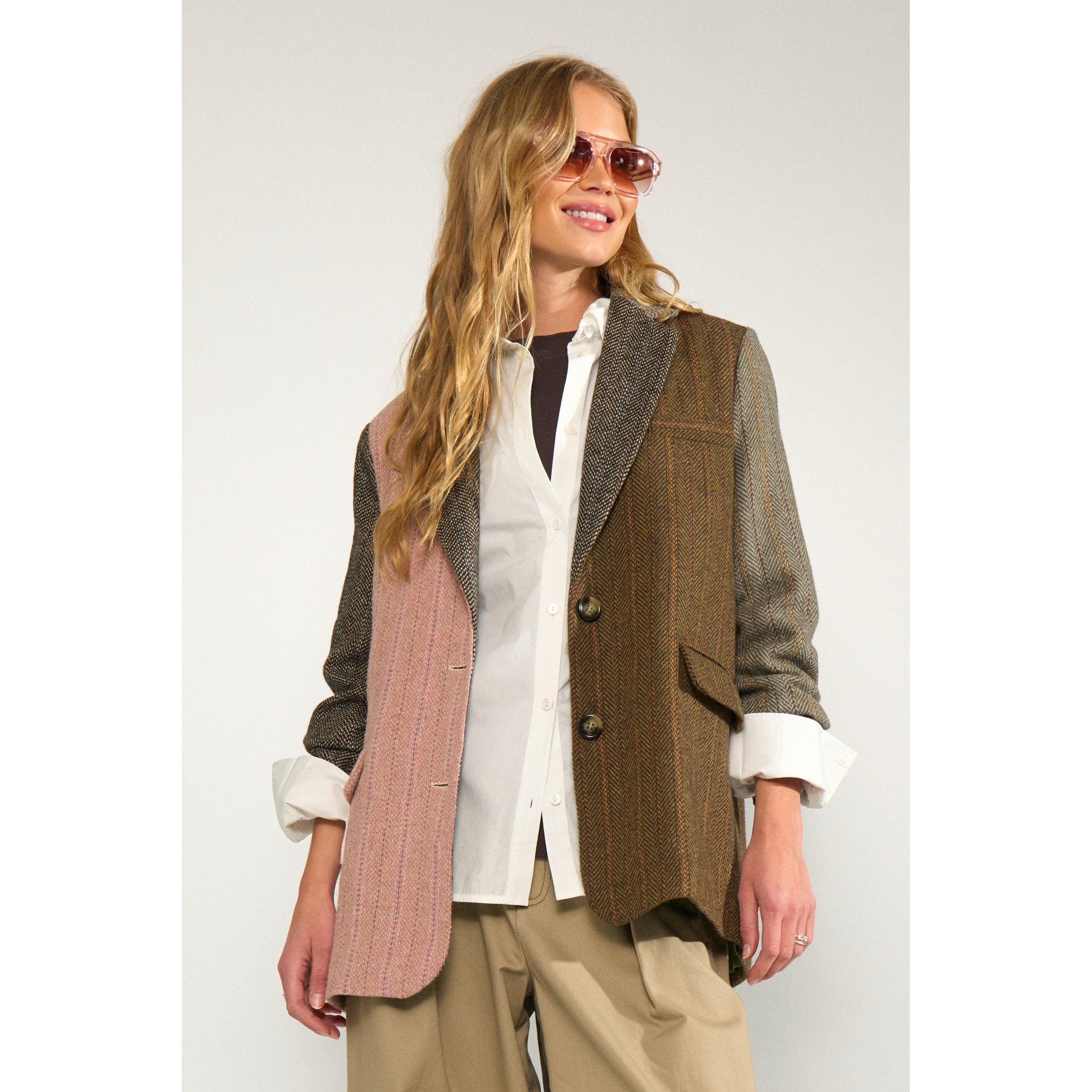 Nümph, Nuavey Herringbone Blazer, Polignac
