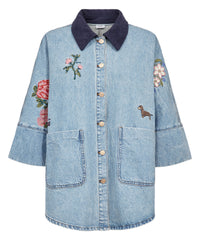 Nümph, Nudenma Oversize Shirt, Medium Blue Denim