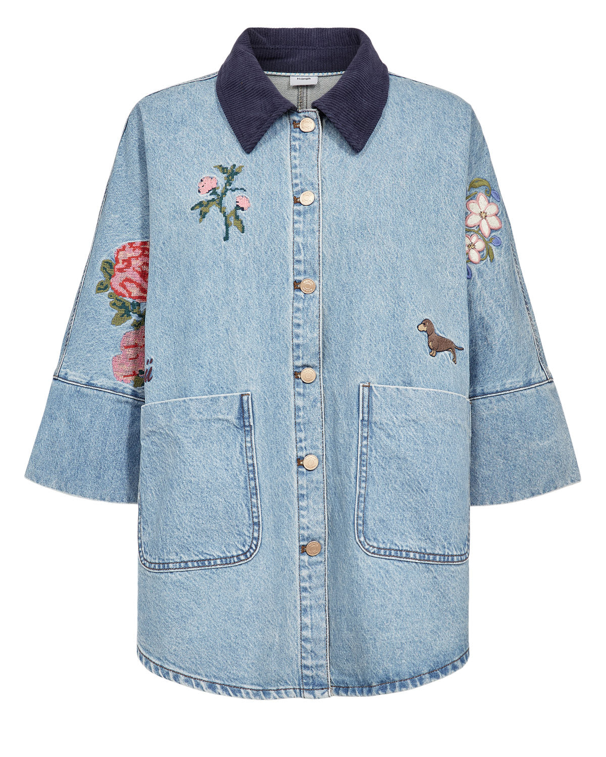 Nümph, Nudenma Oversize Shirt, Medium Blue Denim