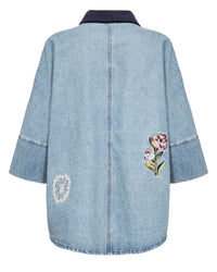 Nümph, Nudenma Oversize Shirt, Medium Blue Denim