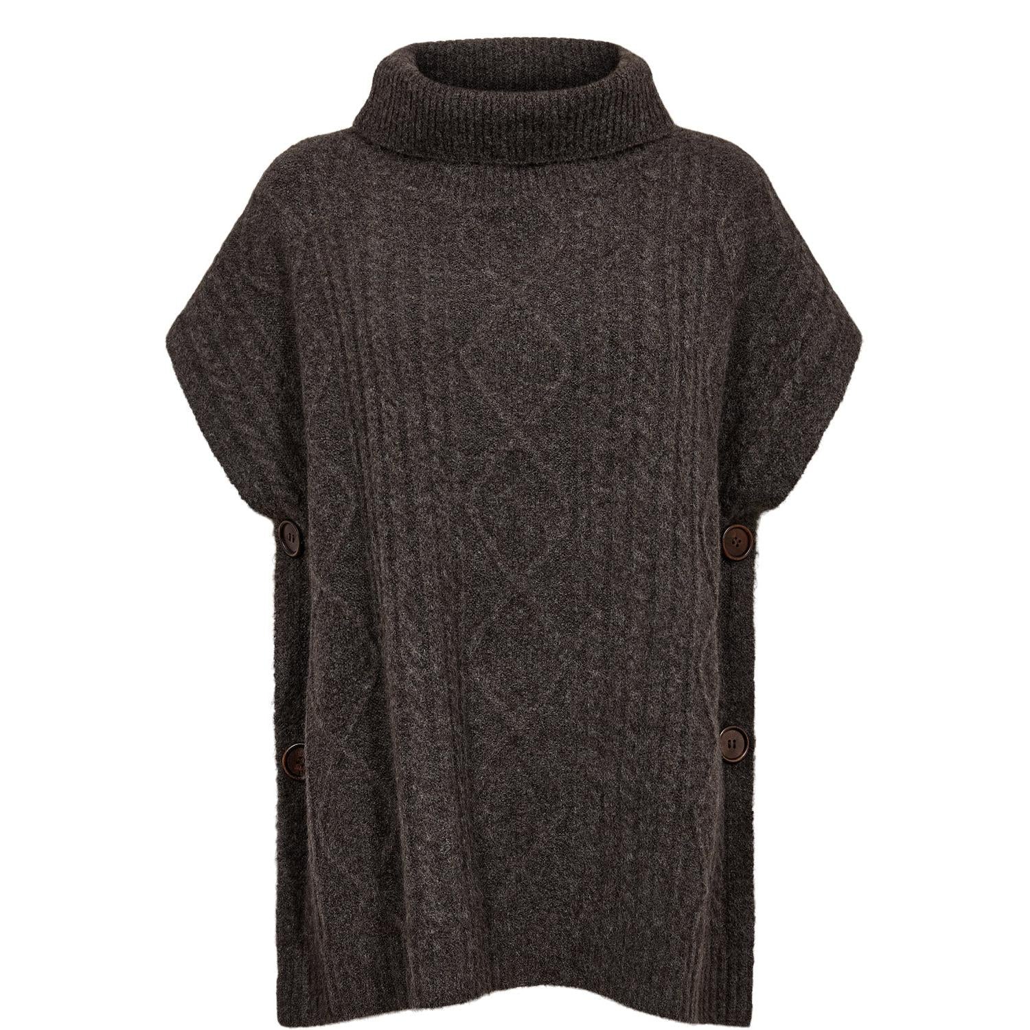 Nümph, Nujoline Poncho, Black Coffee