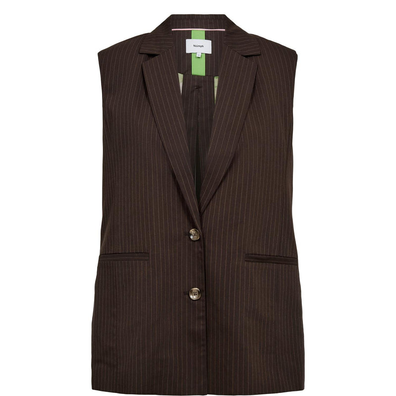 Nümph, Nusonya Vest, Black Coffee-Nümph-Minlillebutik.dk