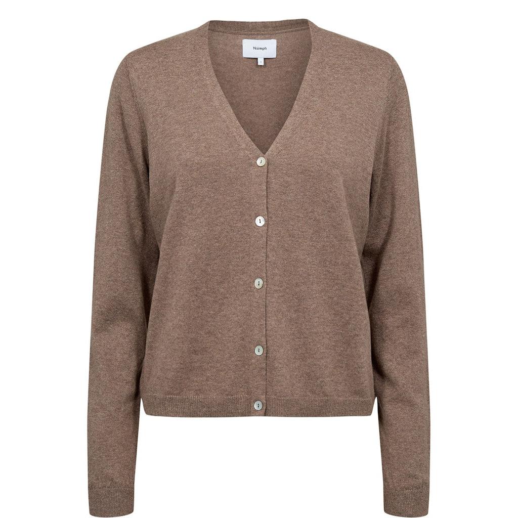 Nümph, Nucally Cardigan, Deep Taupe