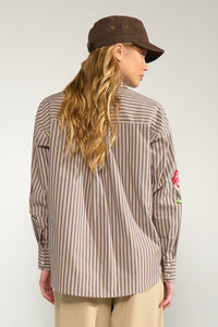 Nümph, Nukacey Embrodery Shirt, Deep Taupe