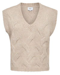 Nümph, Nualmas Knutted Vest - GRS, Sun Kiss