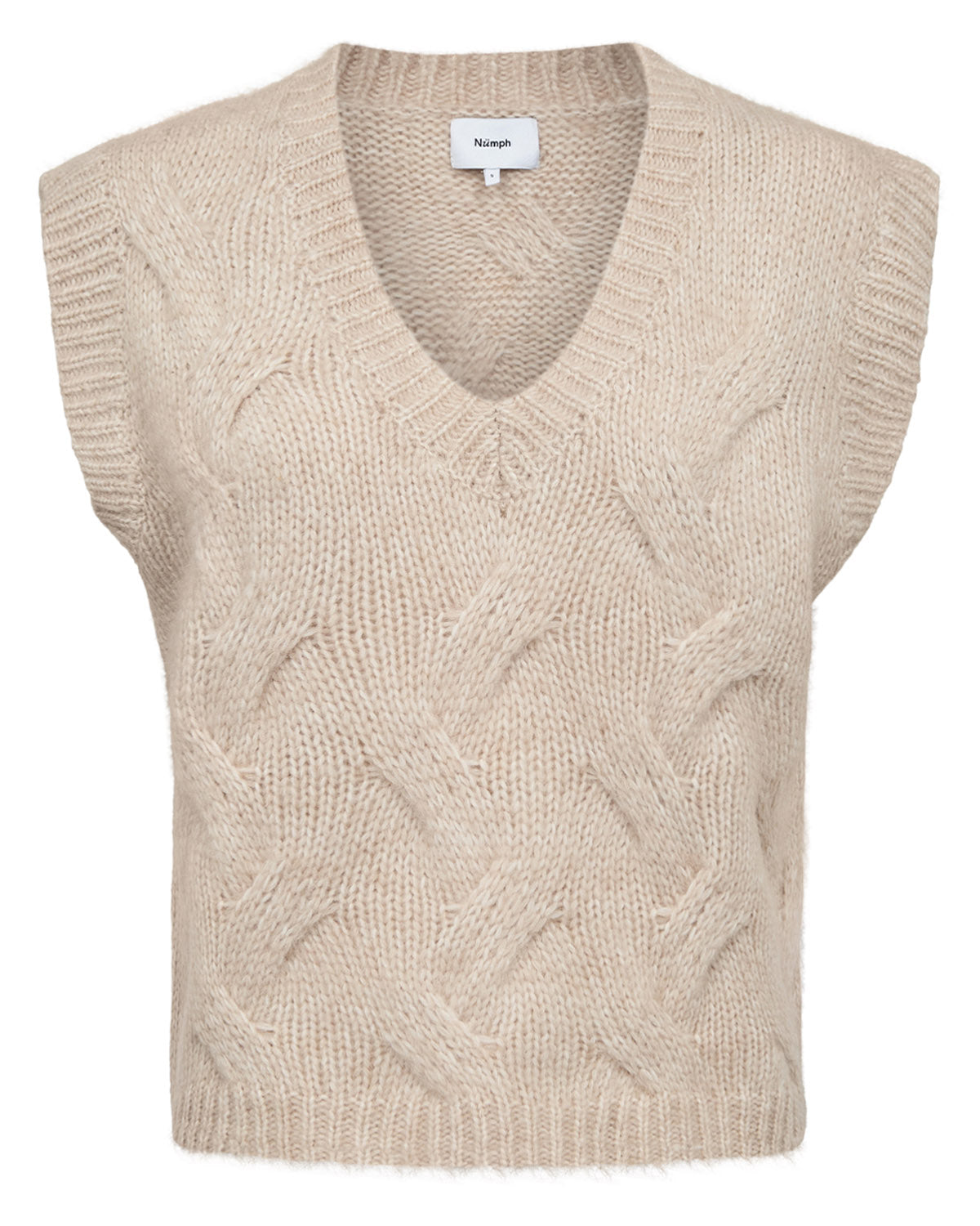 Nümph, Nualmas Knutted Vest - GRS, Sun Kiss