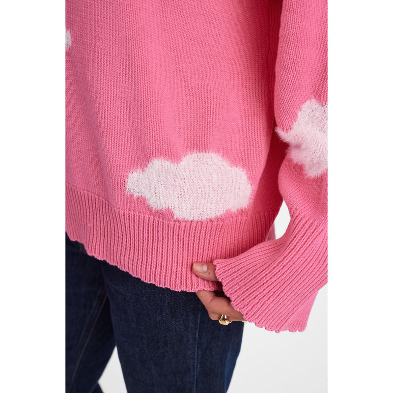 Nümph, Nuheavenly Pullover, Pink Carnation-Nümph-Minlillebutik.dk