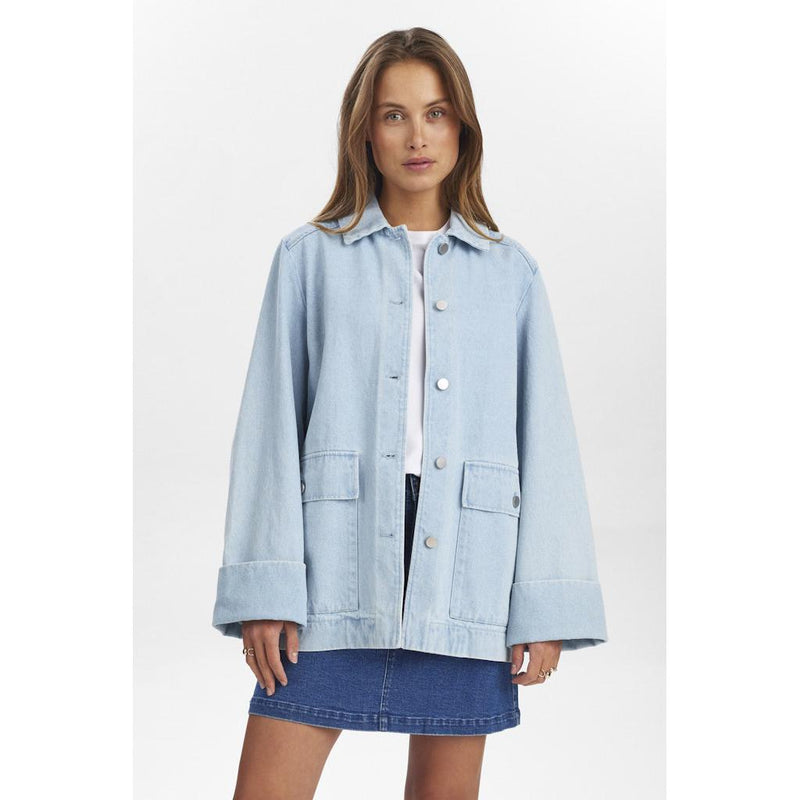 Nümph, Nulunea Denim Jacket, Light Blue Denim-Nümph-Minlillebutik.dk