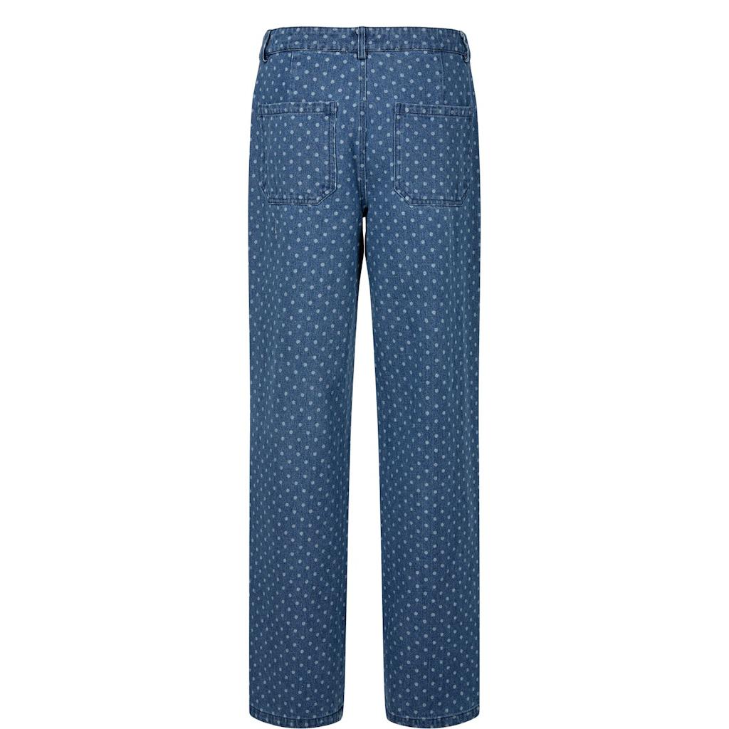 Nümph, Nuhaddie Pants, Medium Blue Denim-Nümph-Minlillebutik.dk