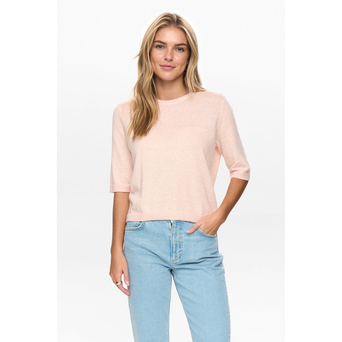 Nümph, Nucally pullover, Mangano Calcite-Nümph-Minlillebutik.dk