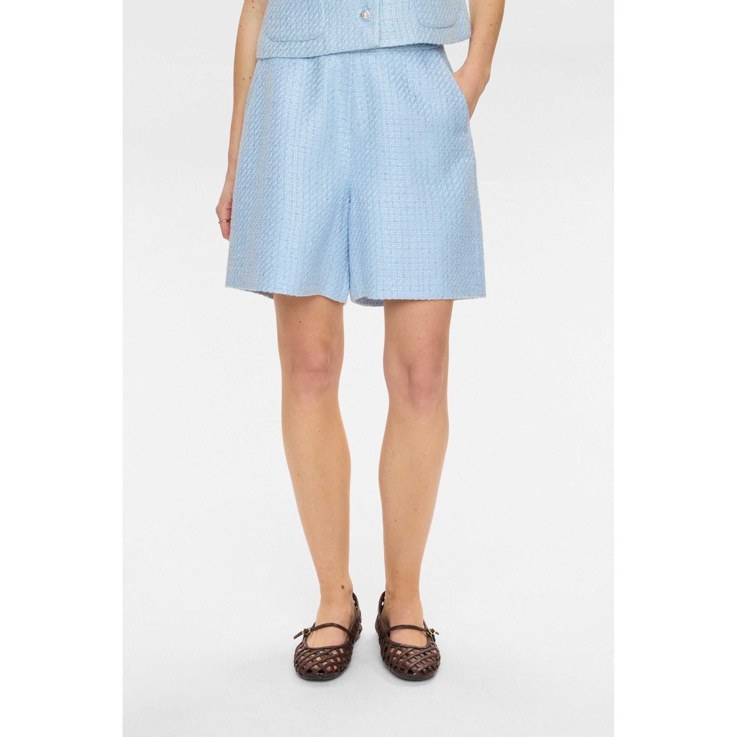 Nümph, Nushana shorts, airy blue-Nümph-Minlillebutik.dk
