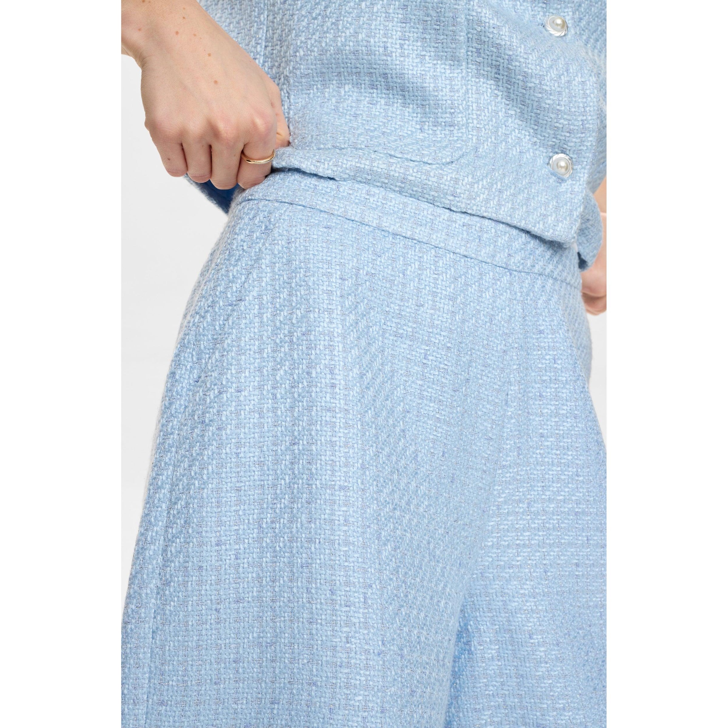 Nümph, Nushana shorts, airy blue-Nümph-Minlillebutik.dk