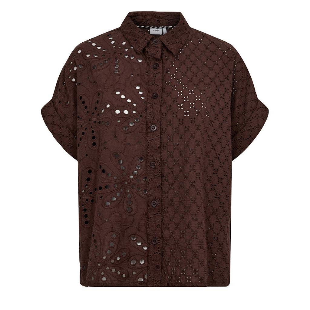 Nümph, Nupalma Sleeveless Shirt, Chicory Coffee-Nümph-Minlillebutik.dk