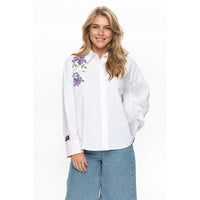 Nümph, Nuflory Shirt, Bright White-Nümph-Minlillebutik.dk