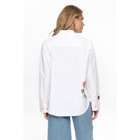 Nümph, Nuflory Shirt, Bright White-Nümph-Minlillebutik.dk
