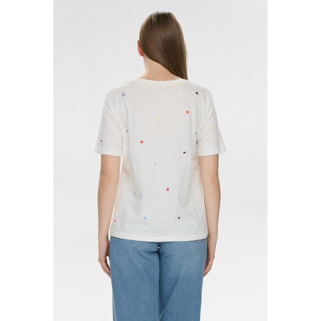 Nümph, Nudelora T-shirt, Cloud Dancer-Nümph-Minlillebutik.dk
