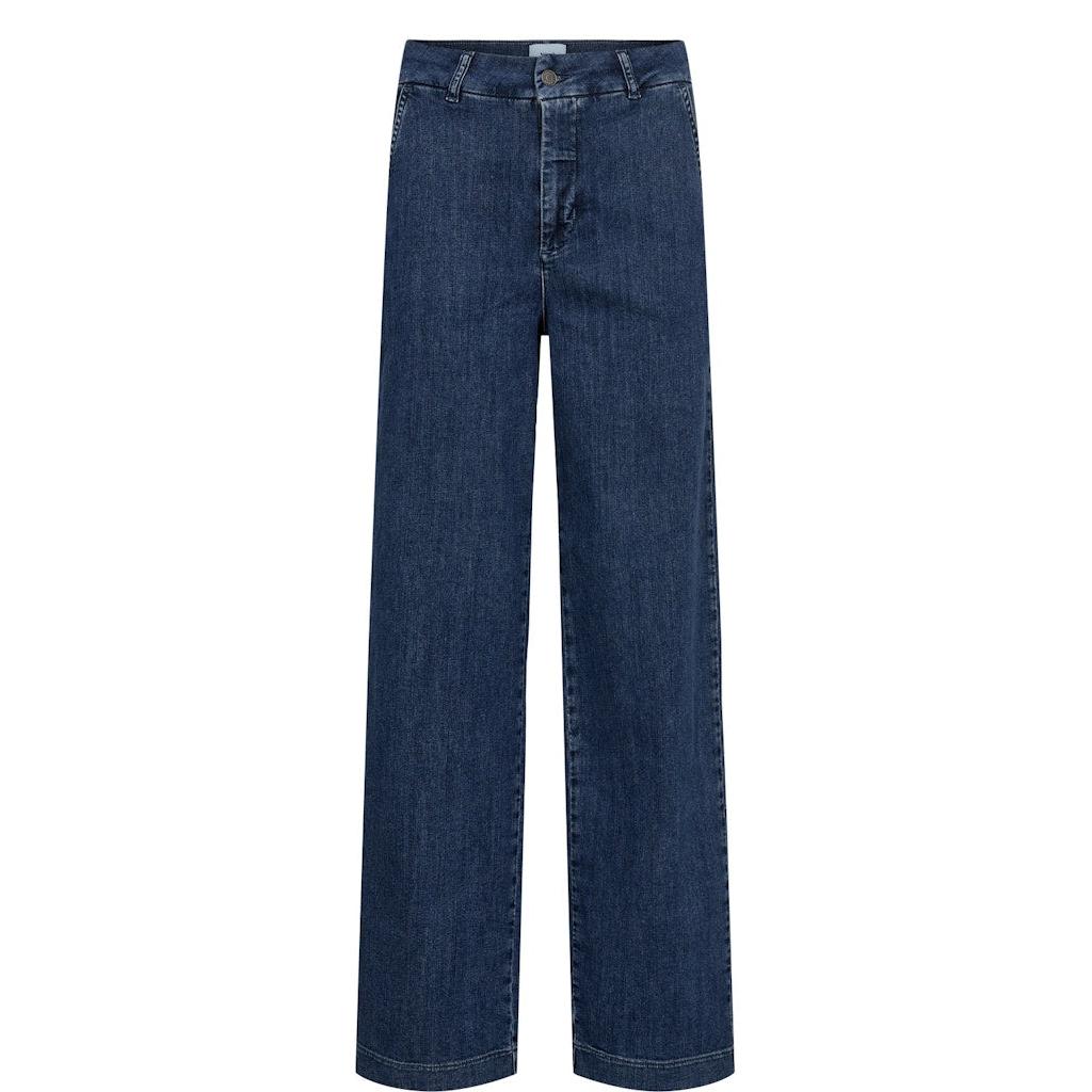 Nümph, HR Wide Jeans, Medium Blue Denim, 30'-Nümph-Minlillebutik.dk