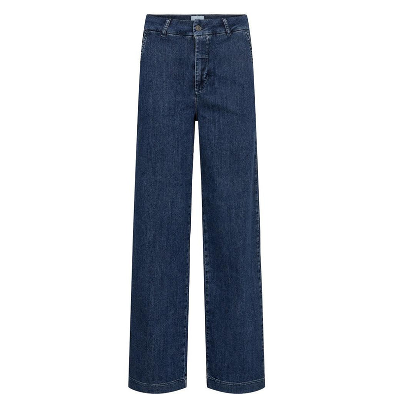 Nümph, HR Wide Jeans, Medium Blue Denim, 30'-Nümph-Minlillebutik.dk