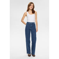 Nümph, HR Wide Jeans, Medium Blue Denim, 30'-Nümph-Minlillebutik.dk