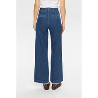 Nümph, HR Wide Jeans, Medium Blue Denim, 30'-Nümph-Minlillebutik.dk