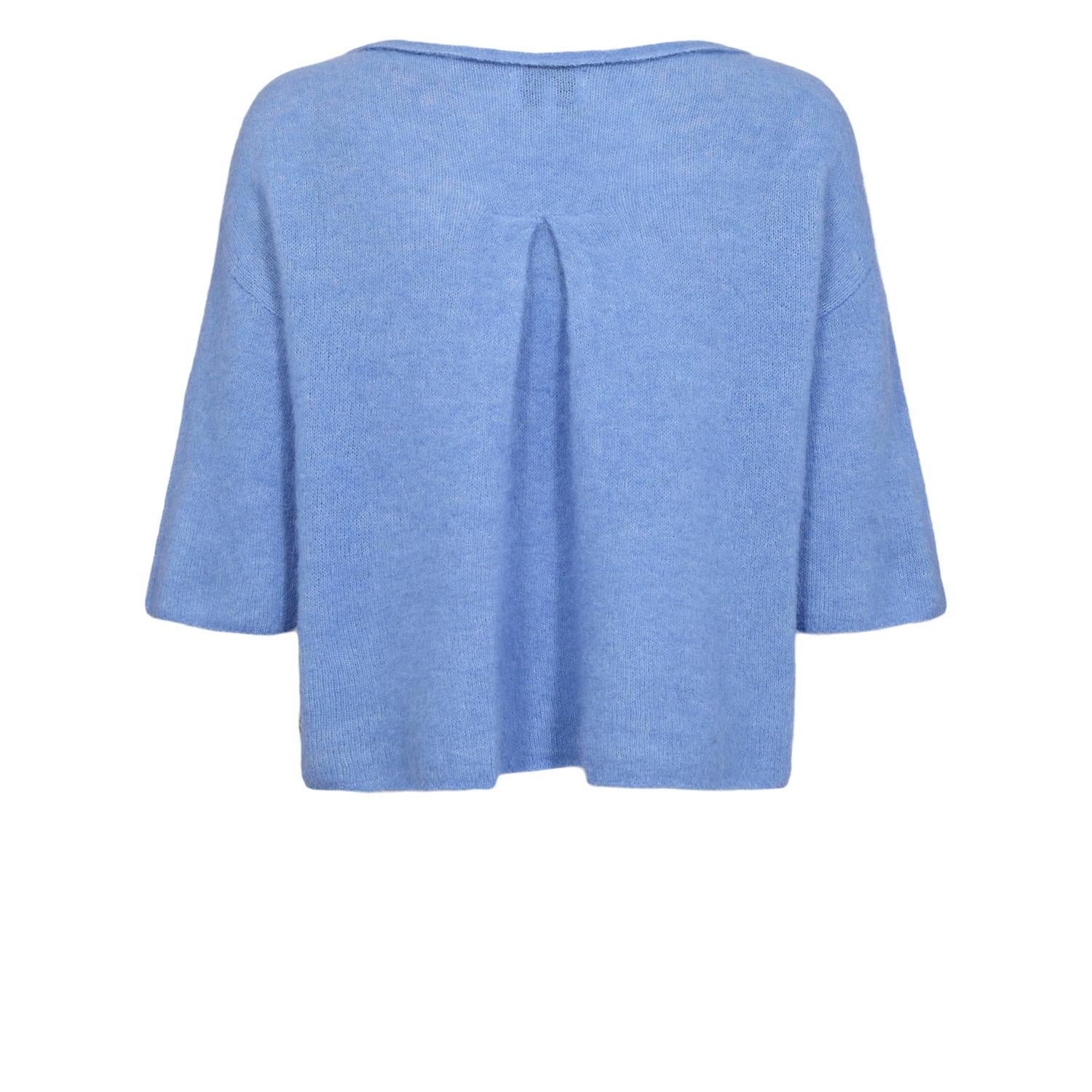 Nümph, Nuriette Pleat Pullover, Provence-Nümph-Minlillebutik.dk
