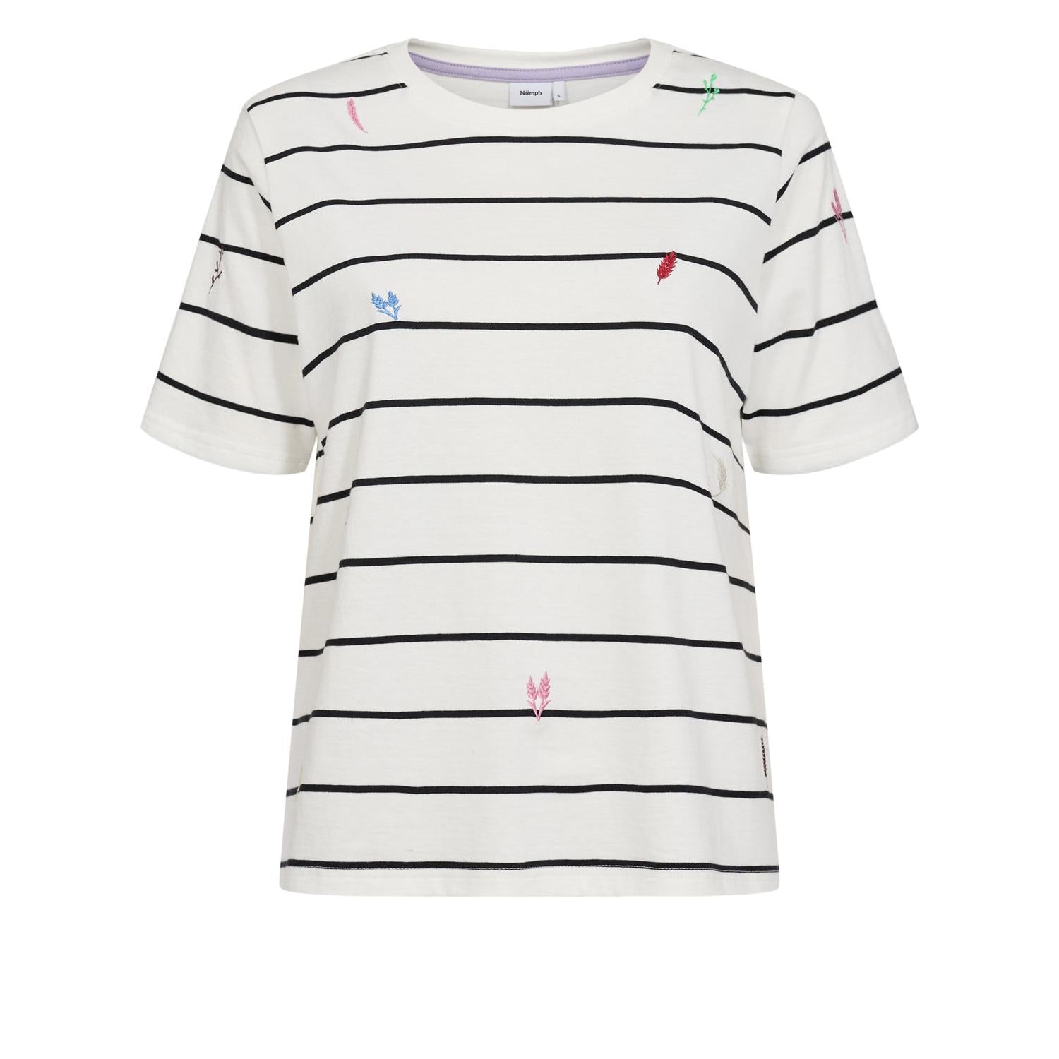 Nümph, Nugrainy T-shirt, Cloud Dancer-Nümph-Minlillebutik.dk