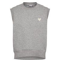 Nümph, Nunathalie Vest, Medium Grey Melange-Nümph-Minlillebutik.dk