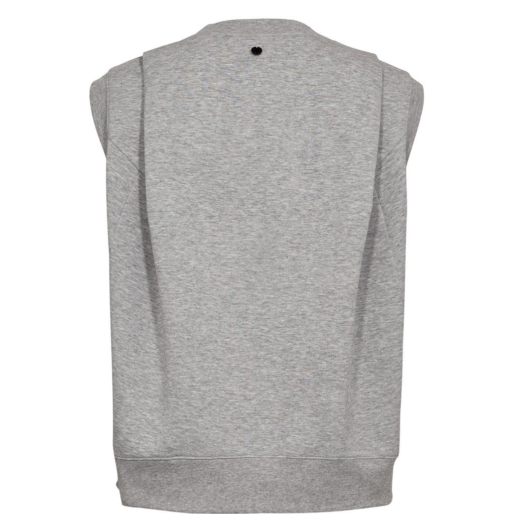 Nümph, Nunathalie Vest, Medium Grey Melange-Nümph-Minlillebutik.dk