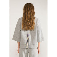 Nümph, Nunathalie Sweat, Medium Grey Melange-Nümph-Minlillebutik.dk