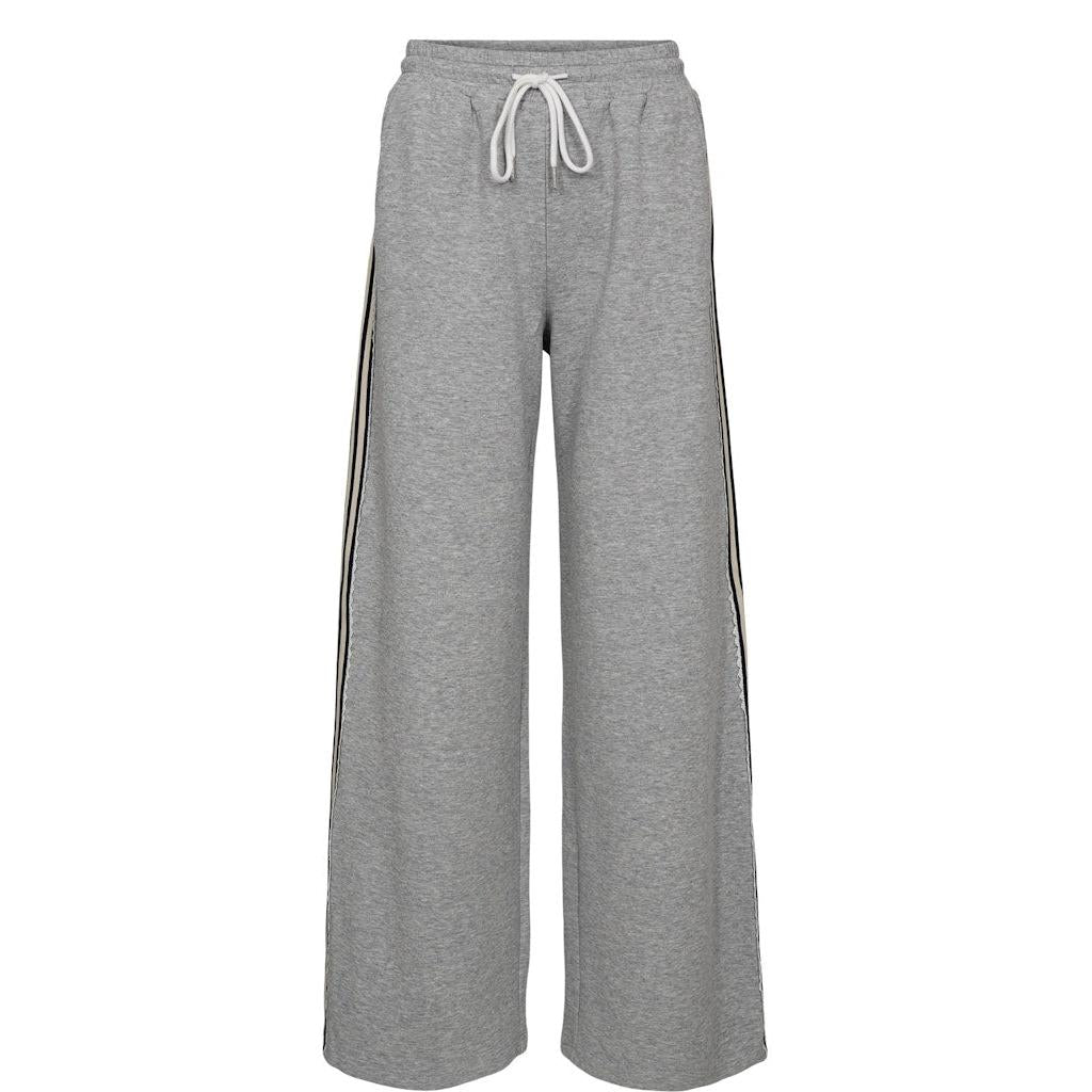 Nümph, Nunathalie Pants, Medium Grey Melange-Nümph-Minlillebutik.dk