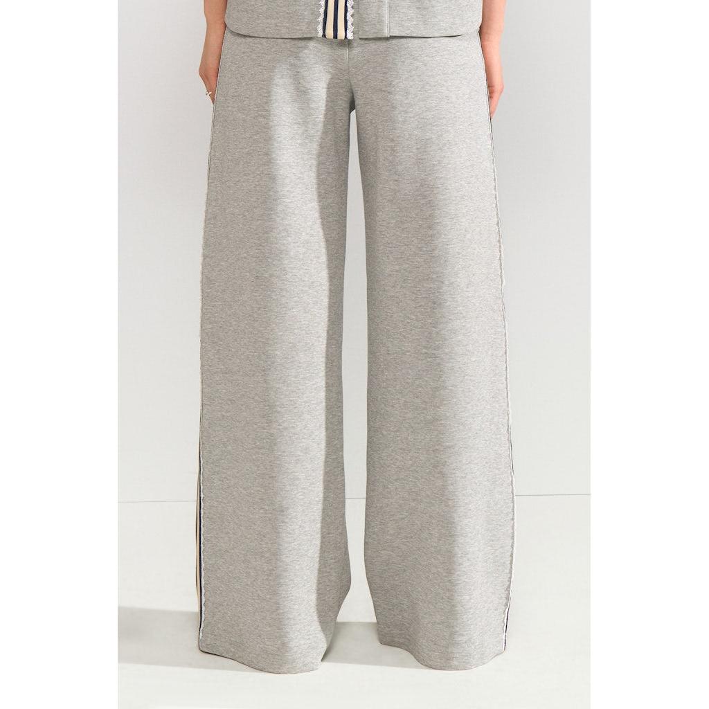 Nümph, Nunathalie Pants, Medium Grey Melange-Nümph-Minlillebutik.dk