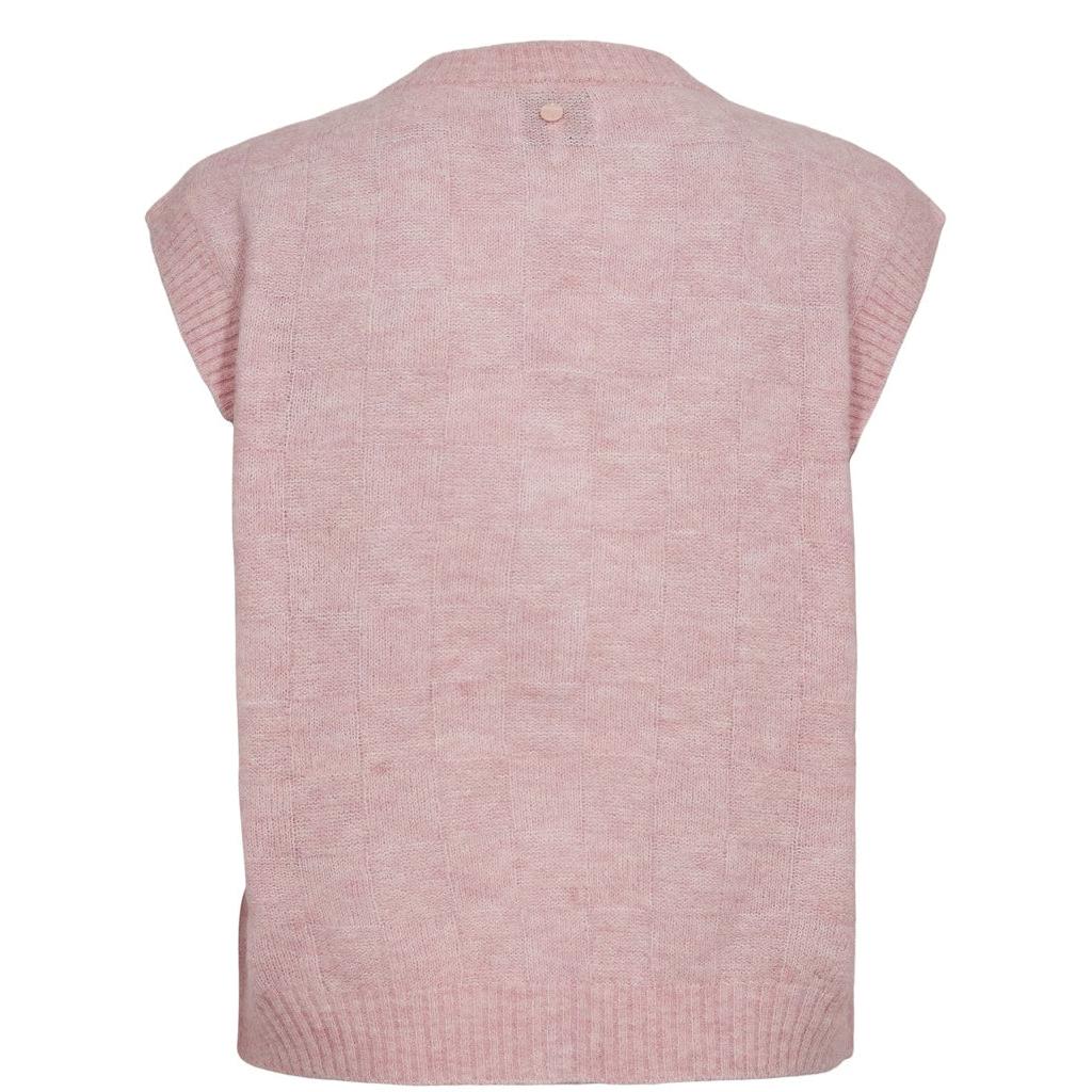 Nümph, Nuriette Check Vest, Pink Lady