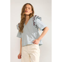 Nümph, Nuditty Blouse, Floaty Blue